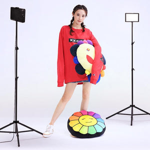 8" Three-Colour Temperature Flat-Panel Live Fill Light with 2.1m Bracket