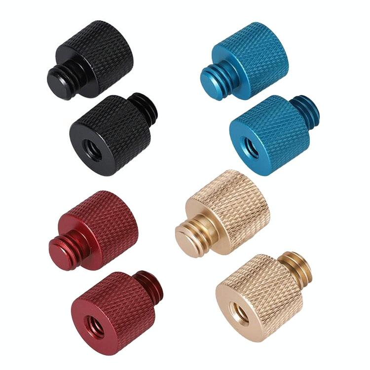 10-Piece 1/4 to 3/8 Screw Adapter | Red