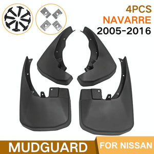 For Nissan Frontier Navarre 2015-2016 | 4 Pcs / Set Car Auto Soft Plastic Splash Flaps Fender Guard