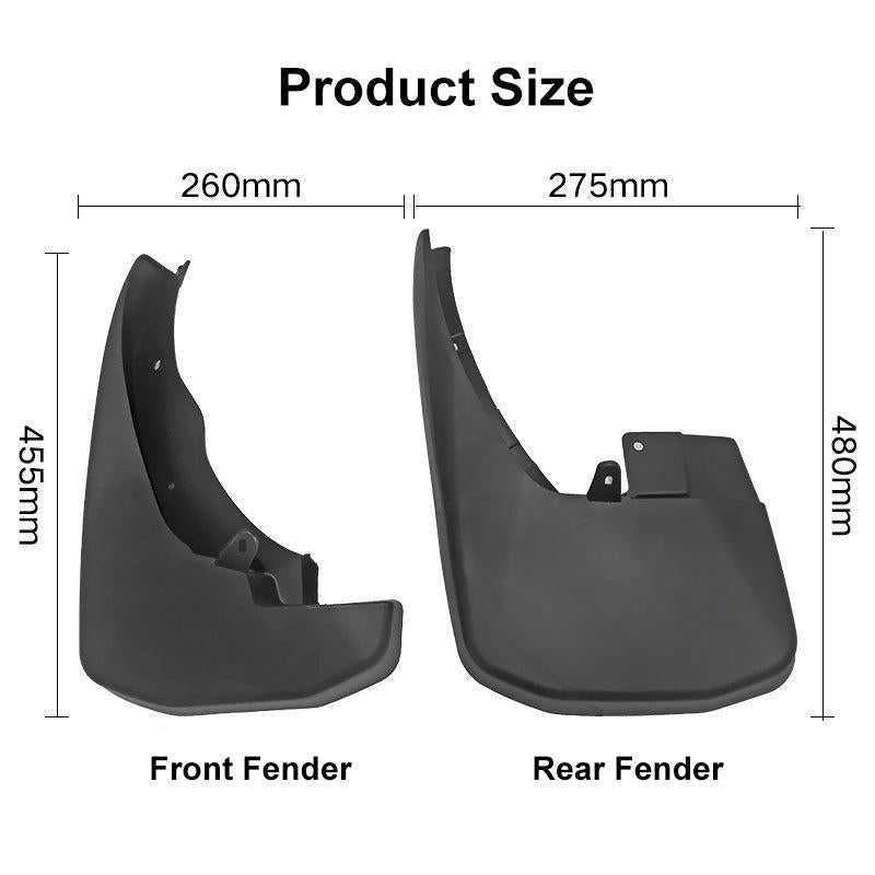 For Nissan Frontier Navarre 2015-2016 | 4 Pcs / Set Car Auto Soft Plastic Splash Flaps Fender Guard