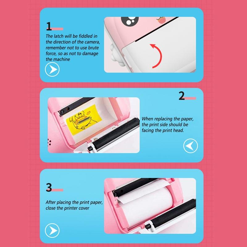 Instant Camera with Thermal Printer & HD Video | Blue 16GB | 32GB Blue