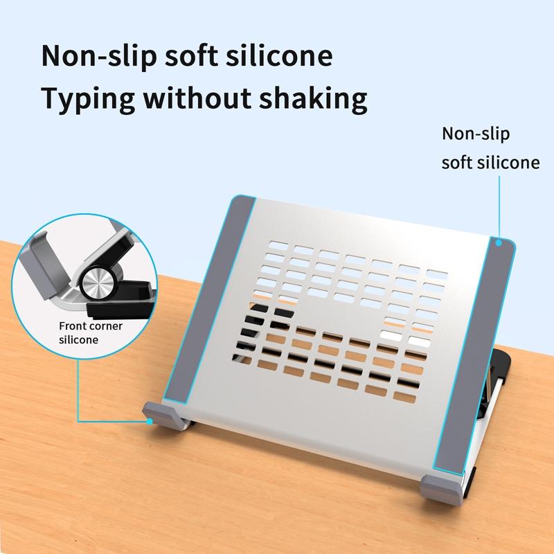 Vertical Laptop Stand | 5 Levels Riser for Desk