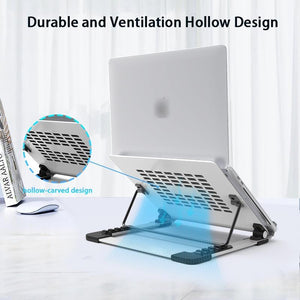 Vertical Laptop Stand | 5 Levels Riser for Desk