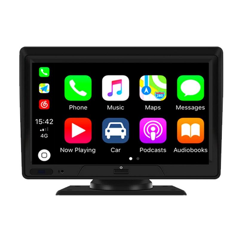 Car Navigator with Dual-Lens Recorder | 7" Touch Display | Smart Driving & Wireless Setup