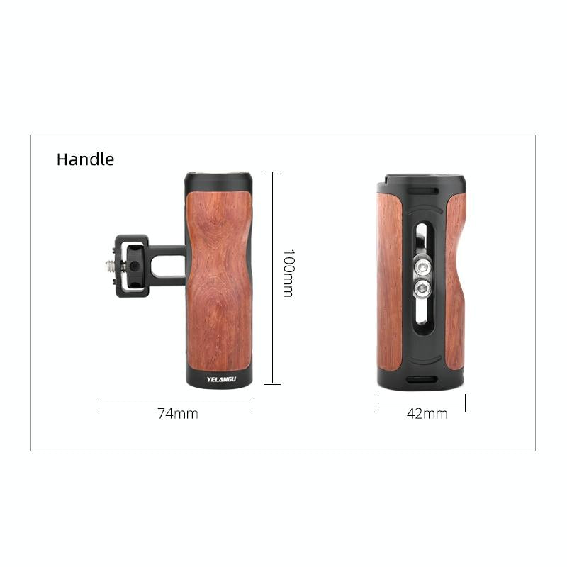 Vlogging Video Rig | Smartphone Compatible | LED Light & Microphone | Live Broadcast Setup