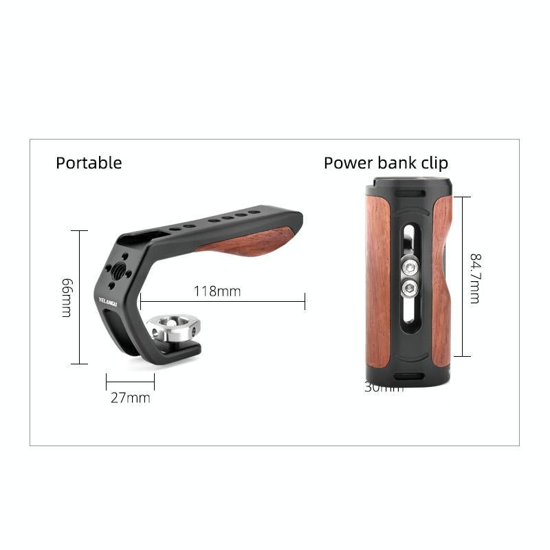 Vlogging Video Rig | Smartphone Compatible | LED Light & Microphone | Live Broadcast Setup