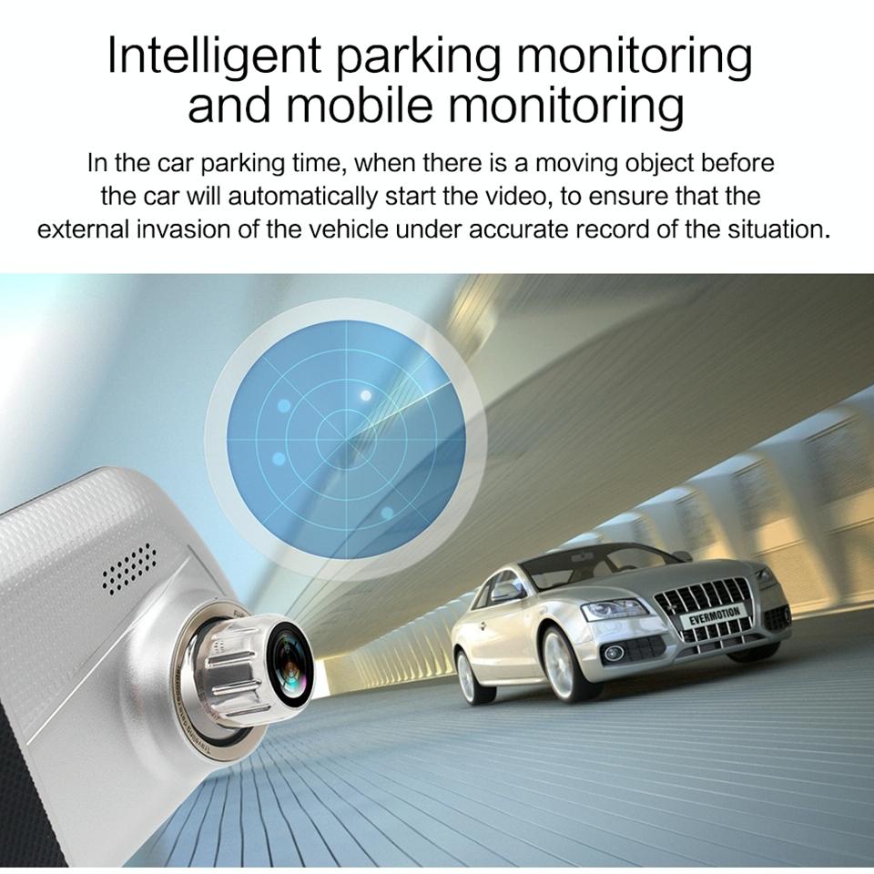 7" LCD Touch Screen Rear View Mirror Car Recorder | With Separate Camera