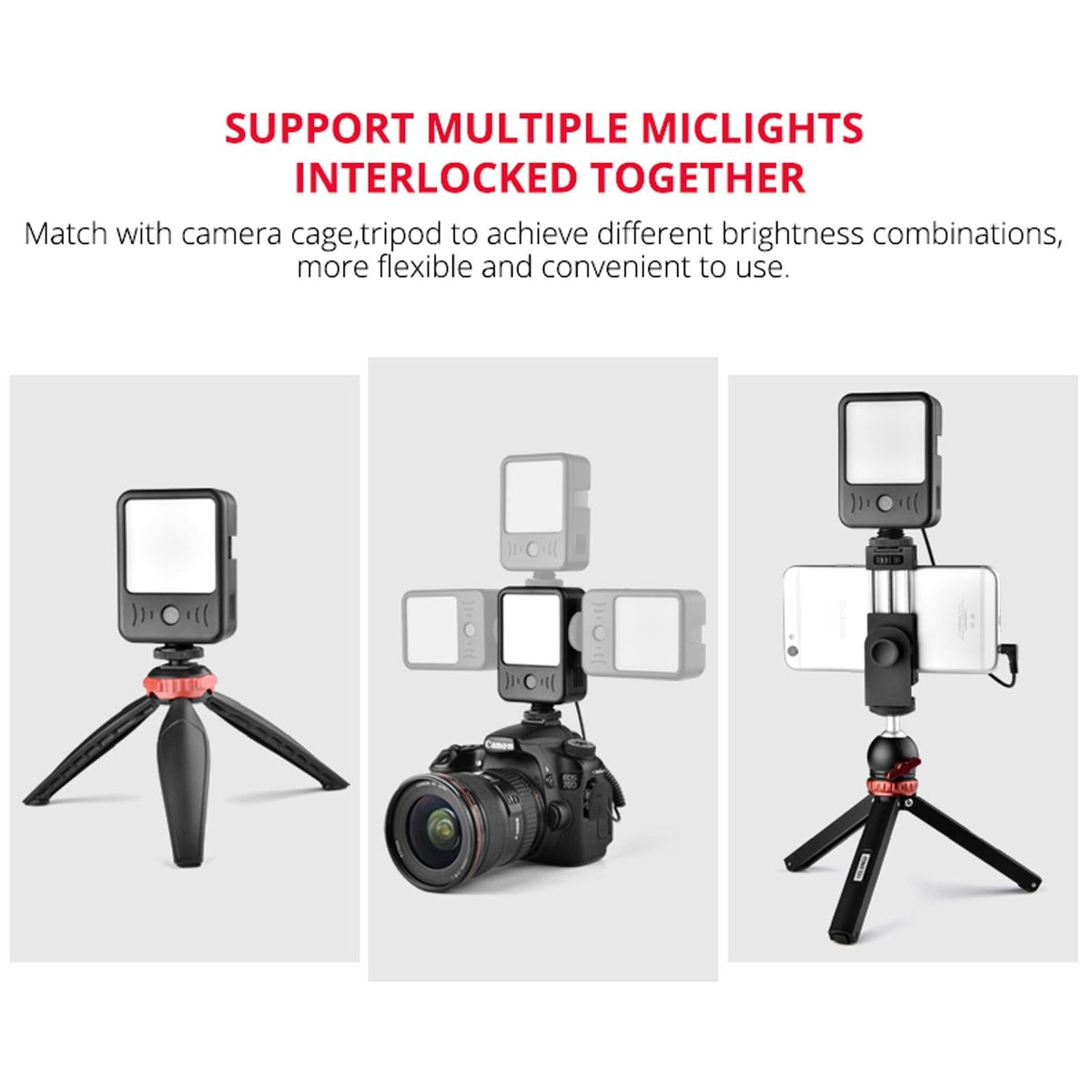 Live Broadcast Microphone Light | Interviews | Recording