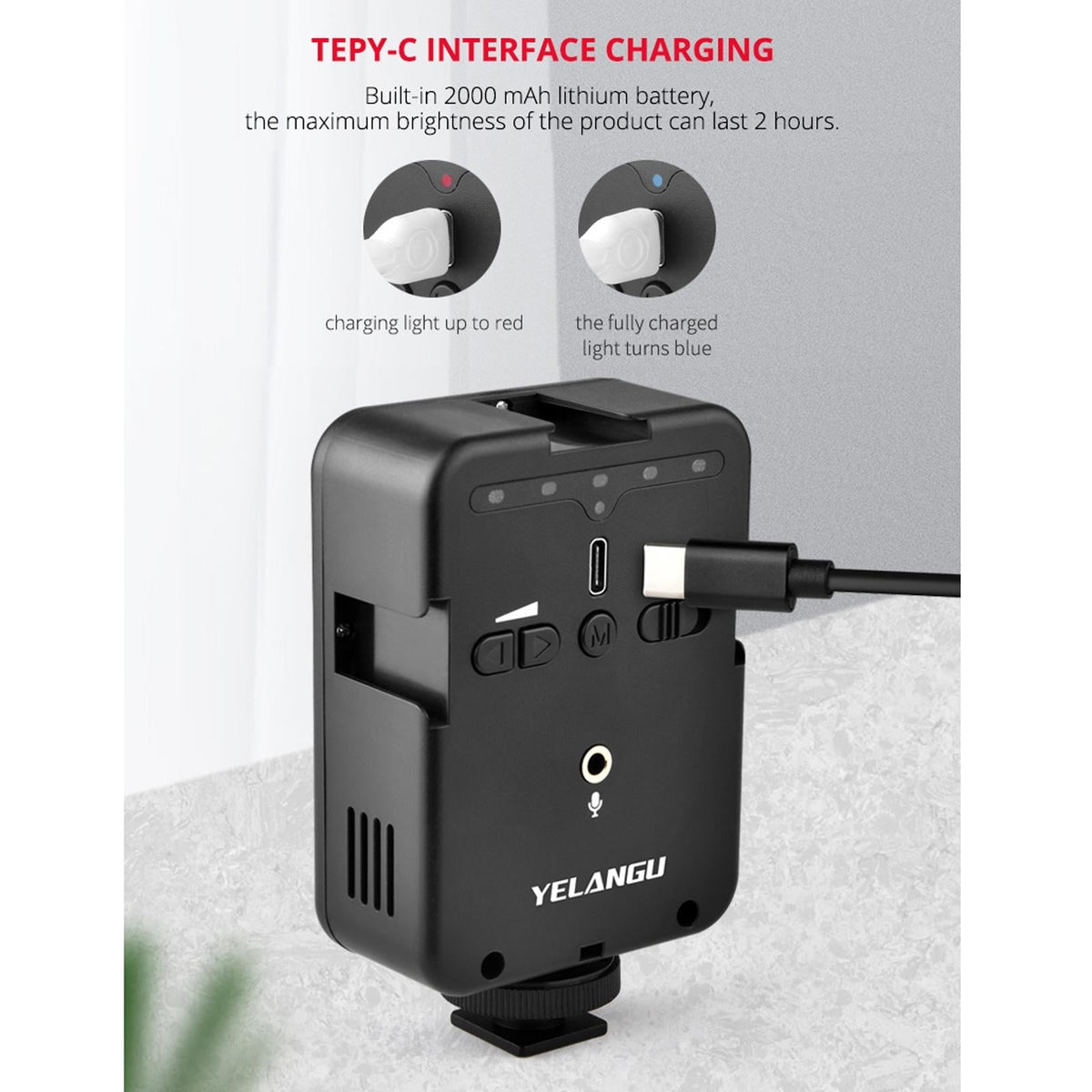 Live Broadcast Microphone Light | Interviews | Recording