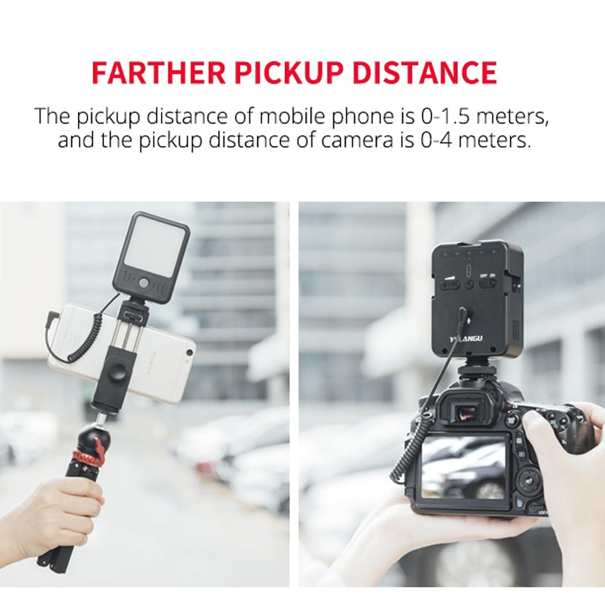 Live Broadcast Microphone Light | Interviews | Recording