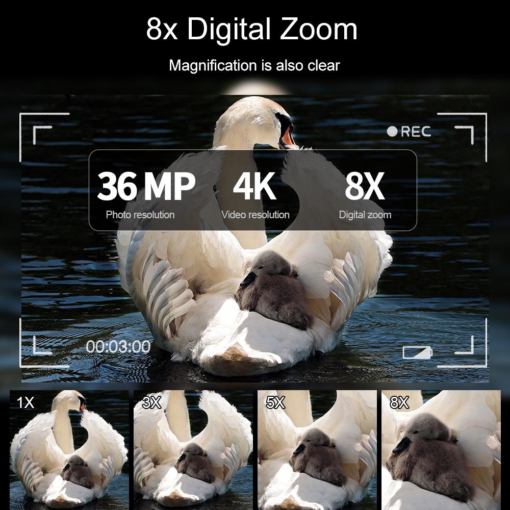 4K Infrared Night Vision Binoculars | 3.2" TFT Screen