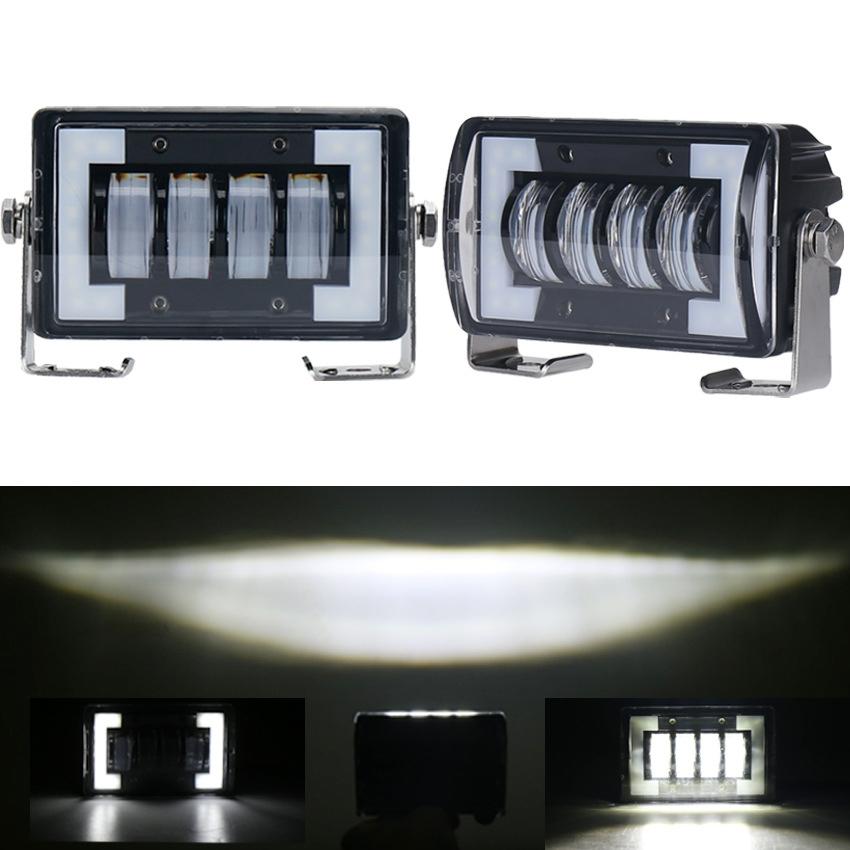 4.76" LED Work Light | 24W | DC 12-24V | 1800LM | IP67 | Front Bumper / Roof Light | With Holder