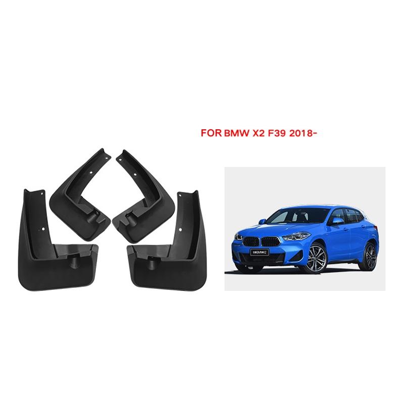 For BMW X2 F39 2018-2023 | 4 Pcs / Set Car Auto Soft Plastic Splash Flaps Fender Guard