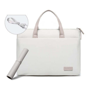 Ultra-Thin 15.6-16.1 MacBook Hand Laptop Bag with Gray Mouse Pad