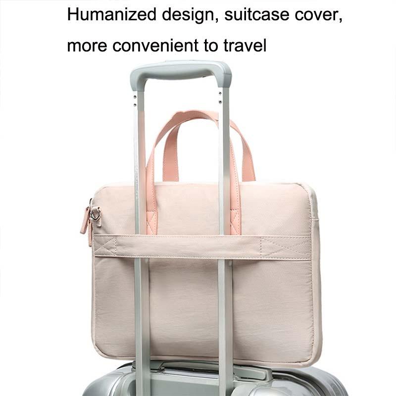 Ultra-Thin 15.6-16.1 MacBook Hand Laptop Bag with Gray Mouse Pad