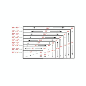 Universal Outdoor TV Cover | 52-55 Inch | Waterproof & Dustproof