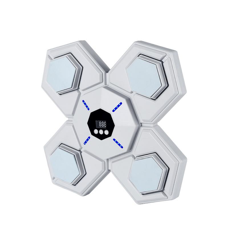 Rechargeable Bluetooth Boxing Machine with Adult & Child Gloves | Blue | With Child Gloves Blue