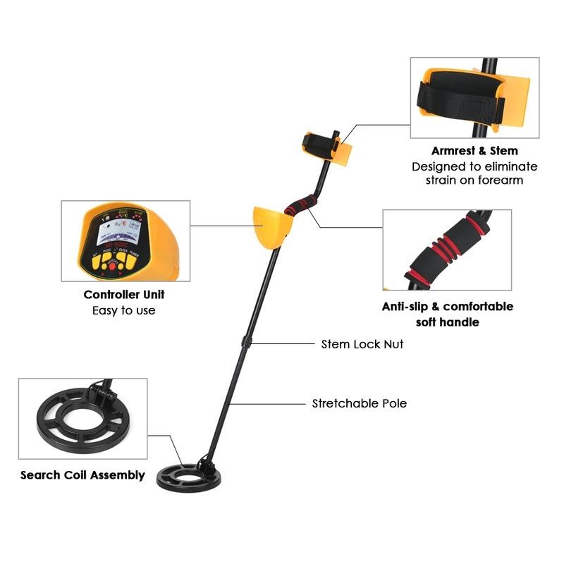 High Sensitivity LCD Metal Detector | MD9020C
