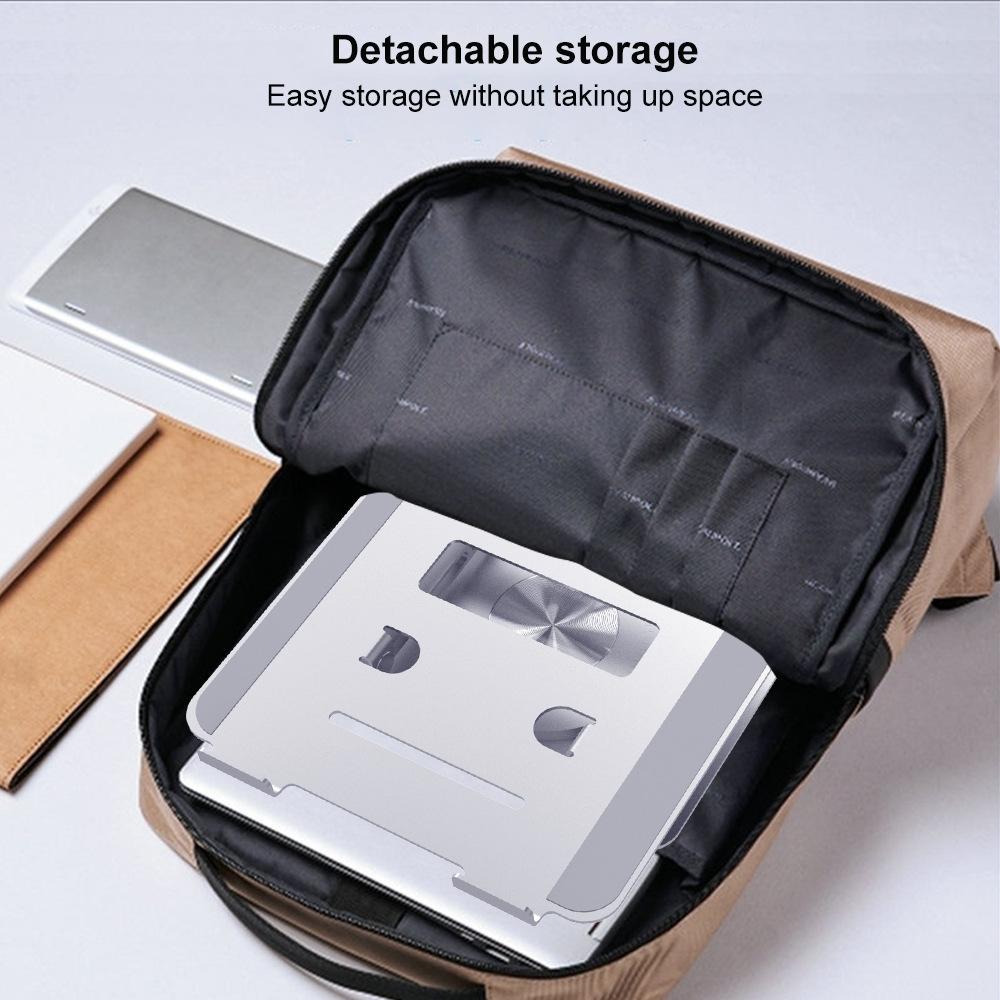 Adjustable Laptop Stand | Portable Aluminum | 360° Rotation