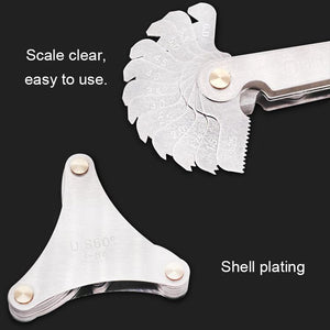 60° Stainless Steel Thread Gauge | 30 Pieces