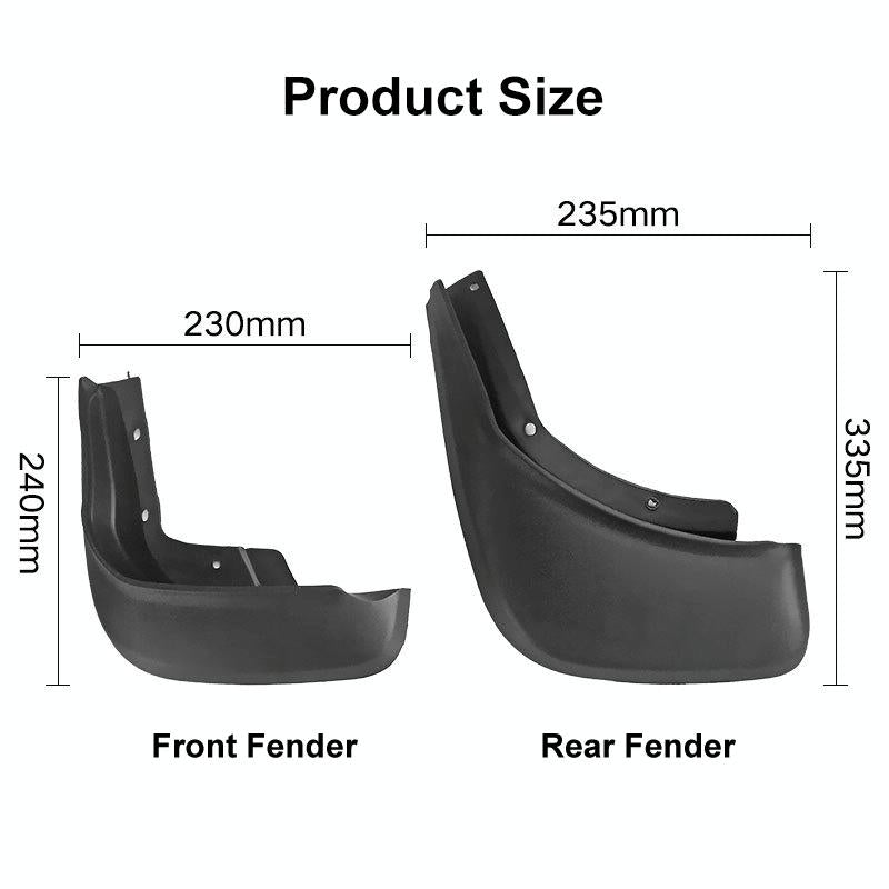 For Volvo XC60 2014-2017 | 4 Pcs / Set Car Auto Soft Plastic Splash Flaps Fender Guard