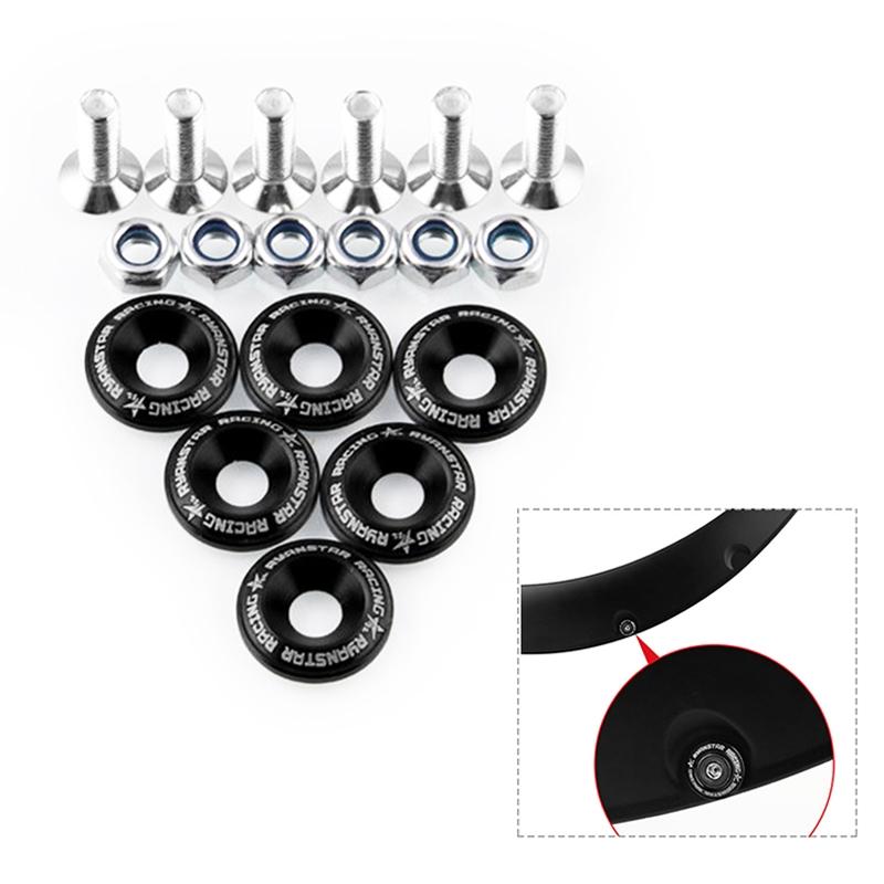 Universal Car Fender Flares | 4 Pcs | Black | Unpainted | Wheel Eyebrow Protection