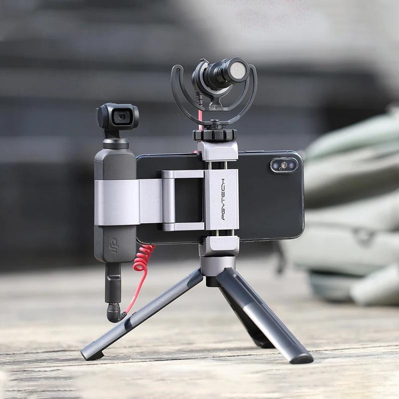 Portable Aluminum Phone Bracket for DJI Pocket | Universal Fit