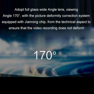 1080P HD Multi-Language Driving Recorder with 3 Lenses