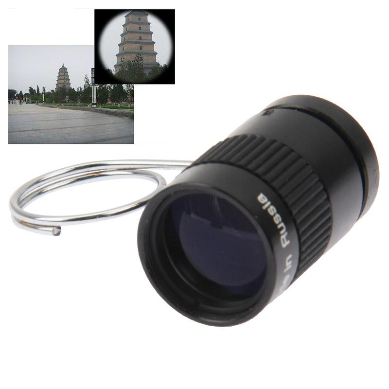 Compact 2.5x17.5 Monocular Telescope | Pocket | Thumb Use | Black
