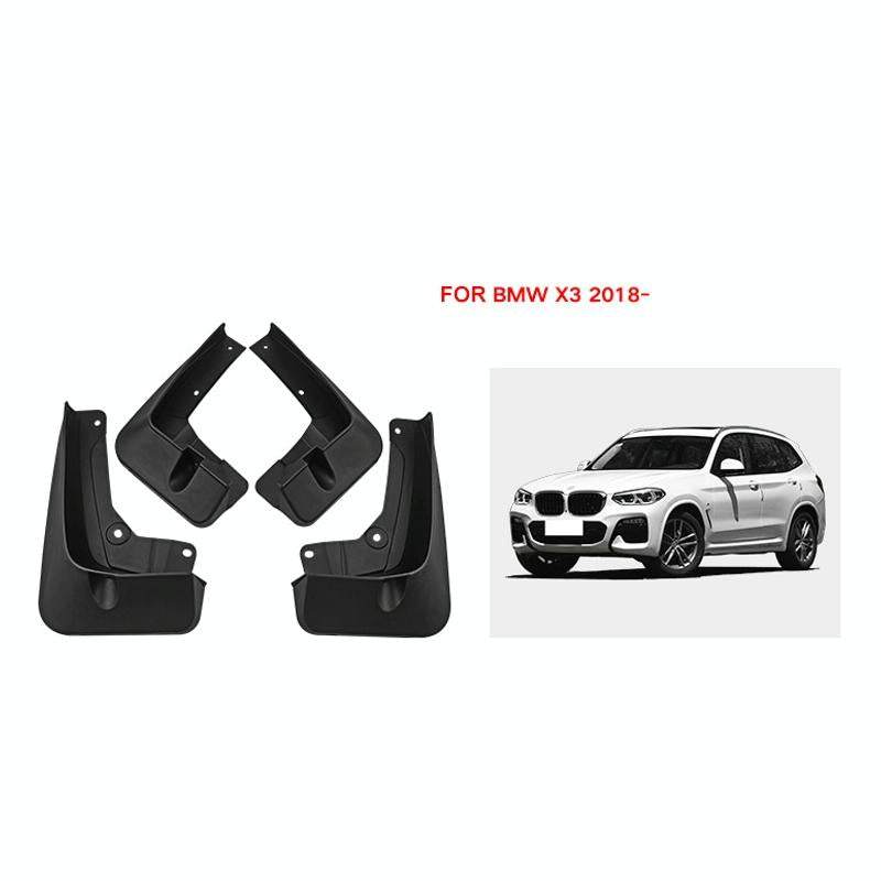 For BMW X3 2018-2023 | 4Pcs / Set Car Auto Soft Plastic Splash Flaps | Fender Guard