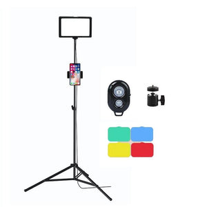 6" Three - Colour Photography Flat - Panel Fill Light with Bluetooth Remote & 2.1m Bracket