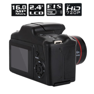 HD DVS SLR Camera with 1.3MP | 2.4" LCD | 720P Recording & EIS