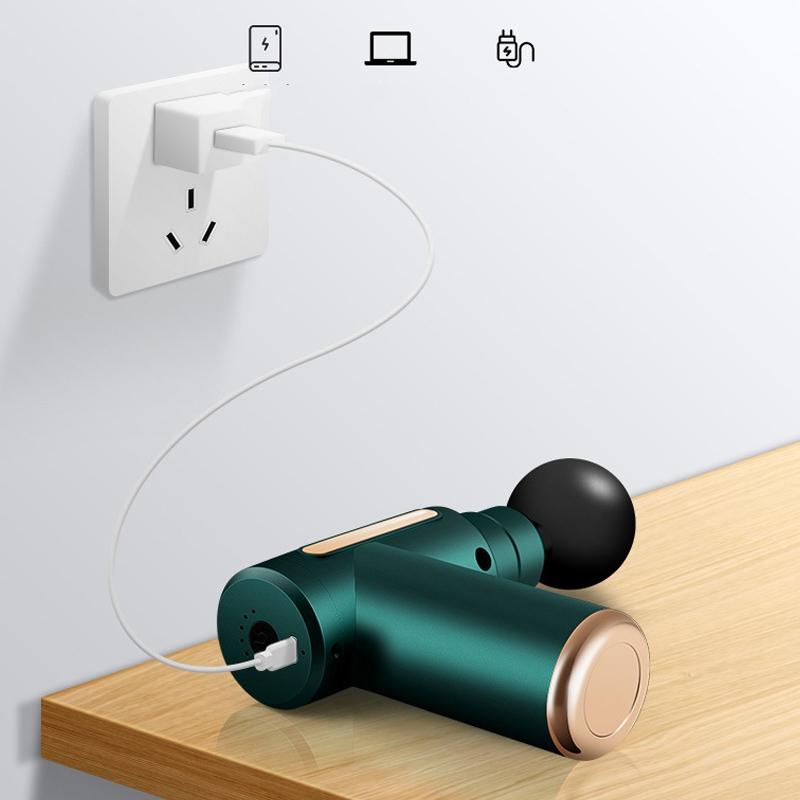 Electric Shock Muscle Massage Gun | Mini Grey Pocket