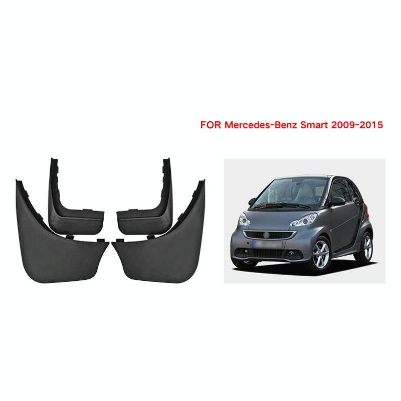 For Mercedes-Benz Smart 2009-2015 | 4 Pcs / Set Car Auto Soft Plastic Splash Flaps Fender Guard