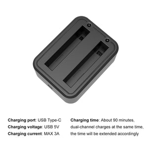 Insta360 X3 Dual Battery Charger with Indicator Light
