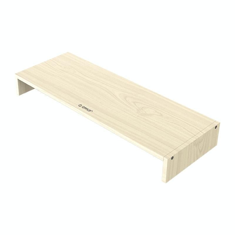 Natural Wood Monitor Stand | Holds Computer Screen