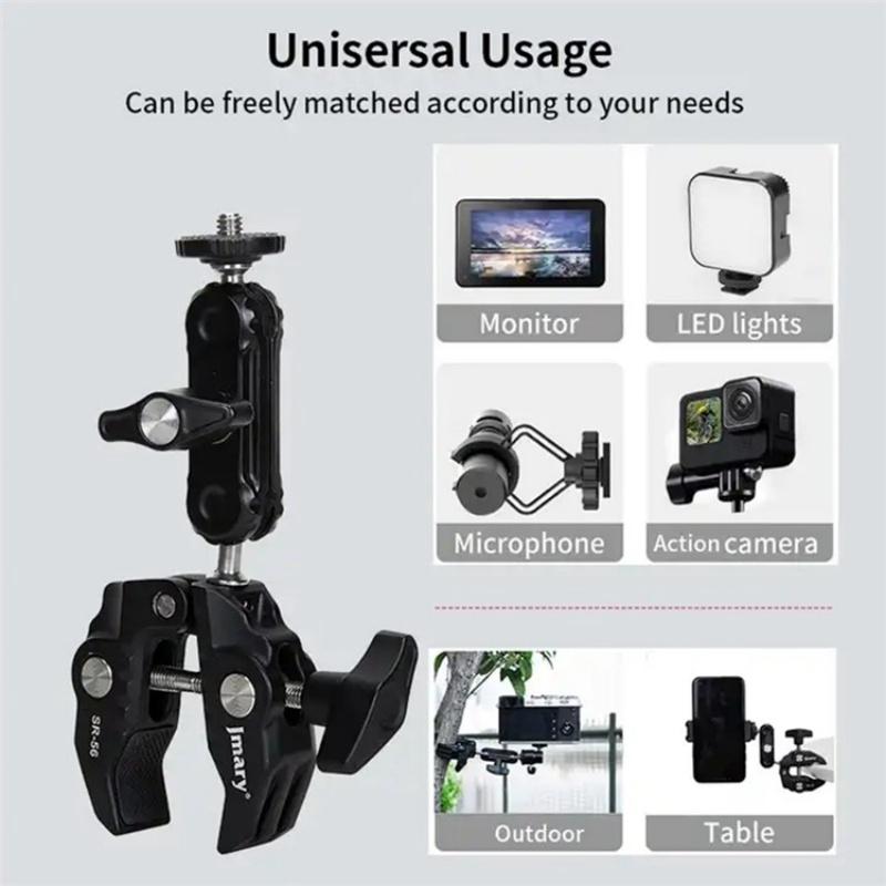 Aluminum Handlebar Magic Arm Rod Mount | Crab Clamp