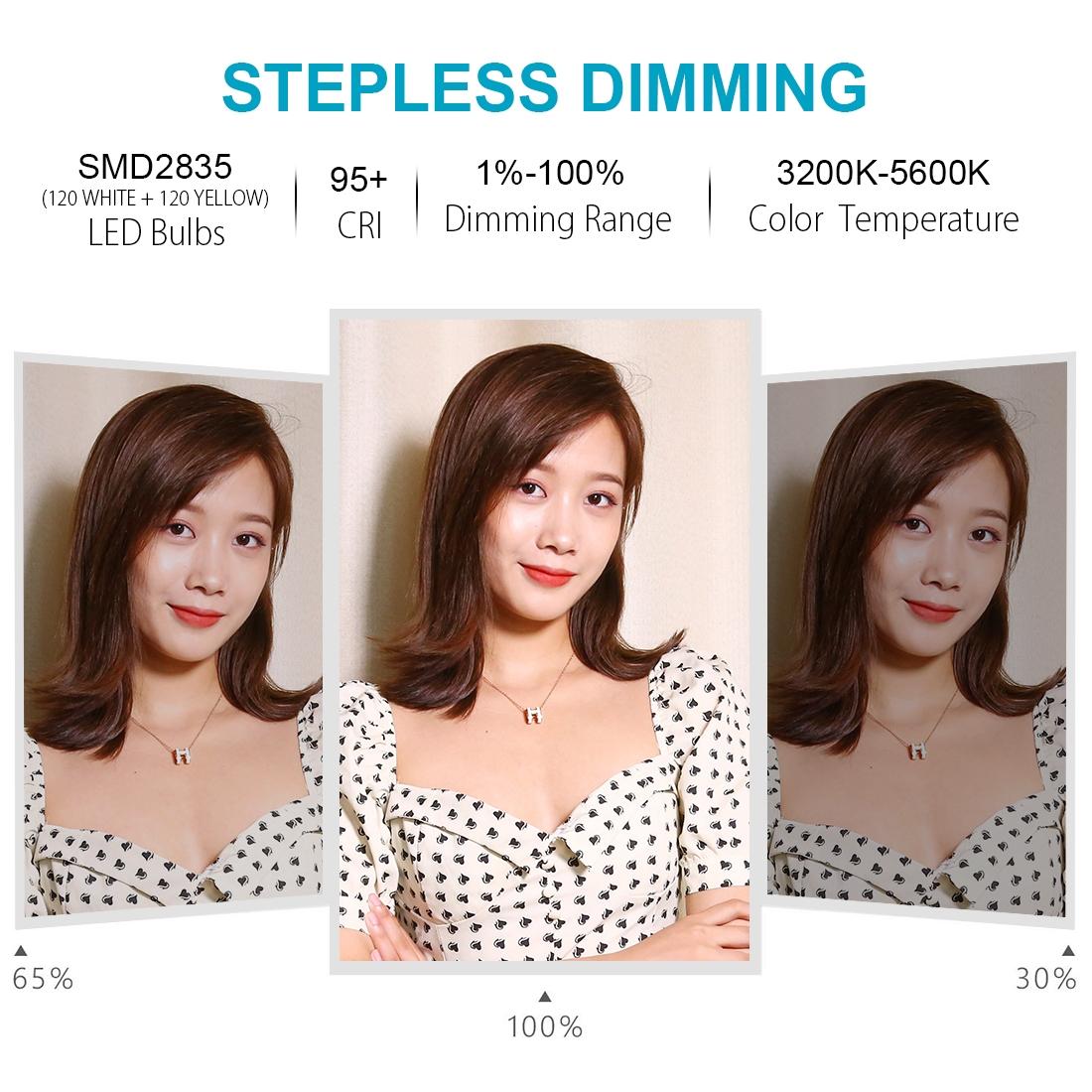 16cm USB LED Ring Light | With Tripod | 3 Modes | Black