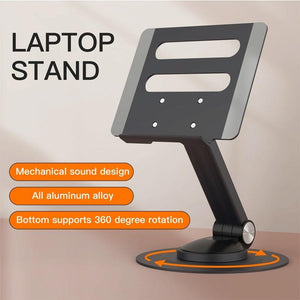 360° Rotating Aluminum Laptop Stand Holder