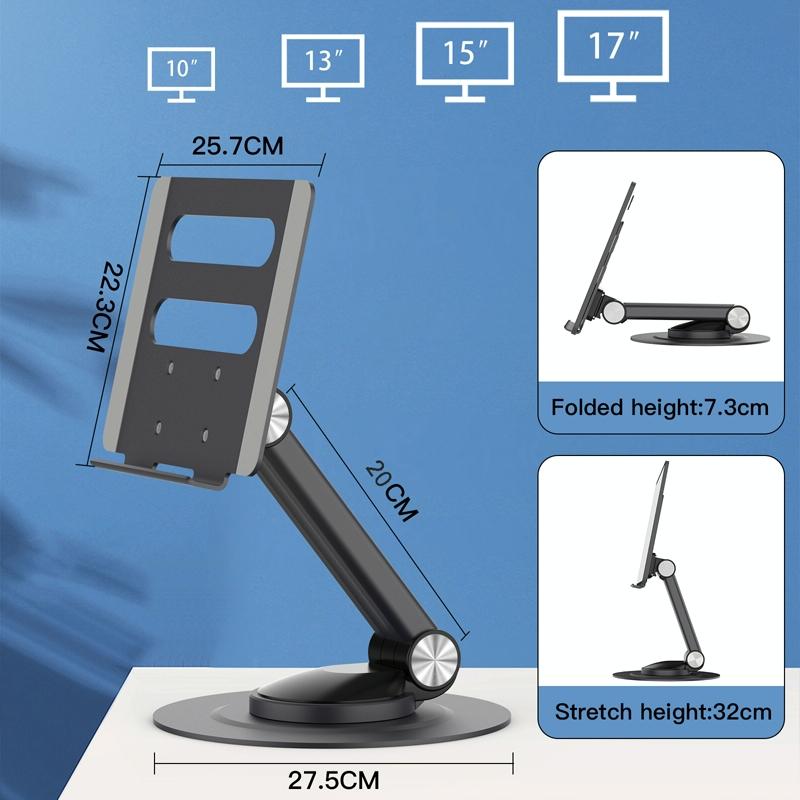360° Rotating Aluminum Laptop Stand Holder