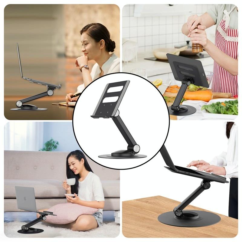 360° Rotating Aluminum Laptop Stand Holder