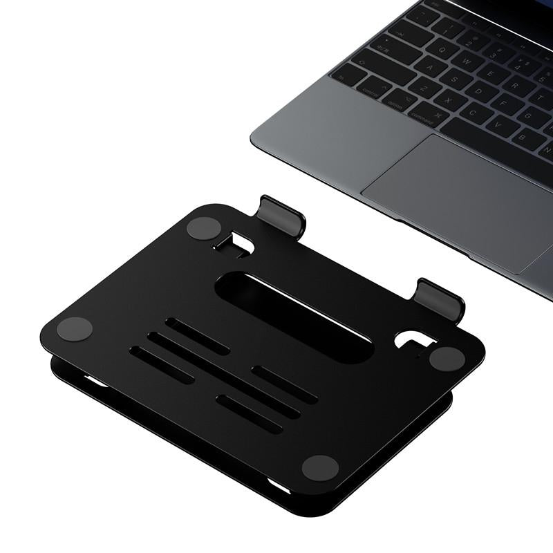 Double-Layer Aluminum Alloy Folding Stand for Notebooks & Tablets