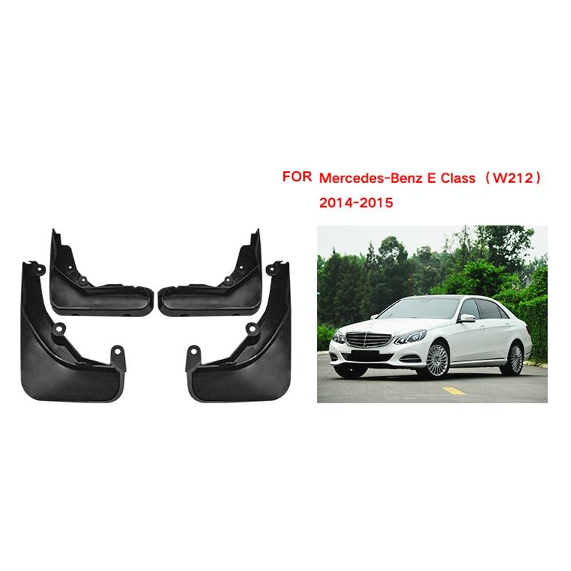 For Mercedes-Benz E-Class 2014-2015 | 4 Pcs / Set Car Auto Soft Plastic Splash Flaps Fender Guard