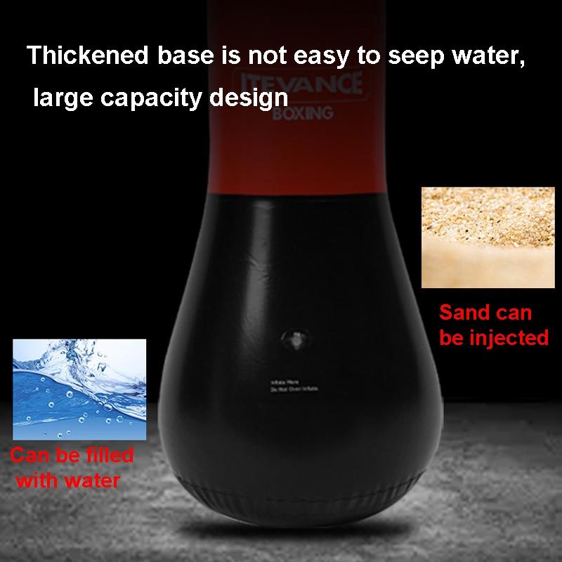 1.55M Vertical Inflatable Punching Bag for Kids | PVC Tumbler Boxing Column
