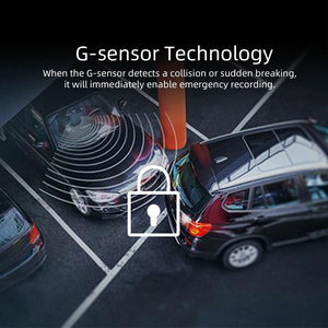 HD 1080p Dual Camera Car Recorder with 4 IPS Screen | 170° Wide Angle