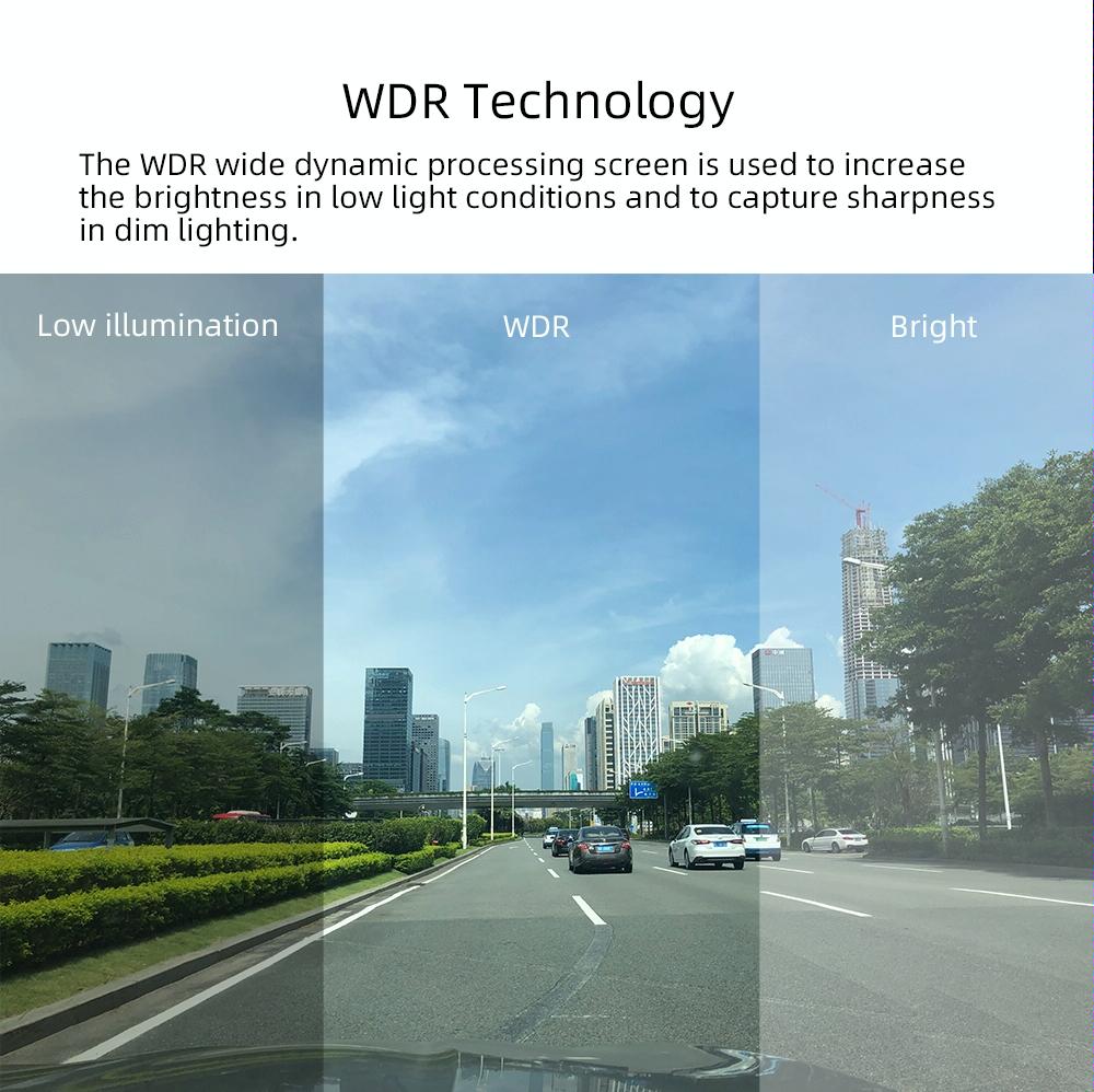 HD 1080p Dual Camera Car Recorder with 4 IPS Screen | 170° Wide Angle