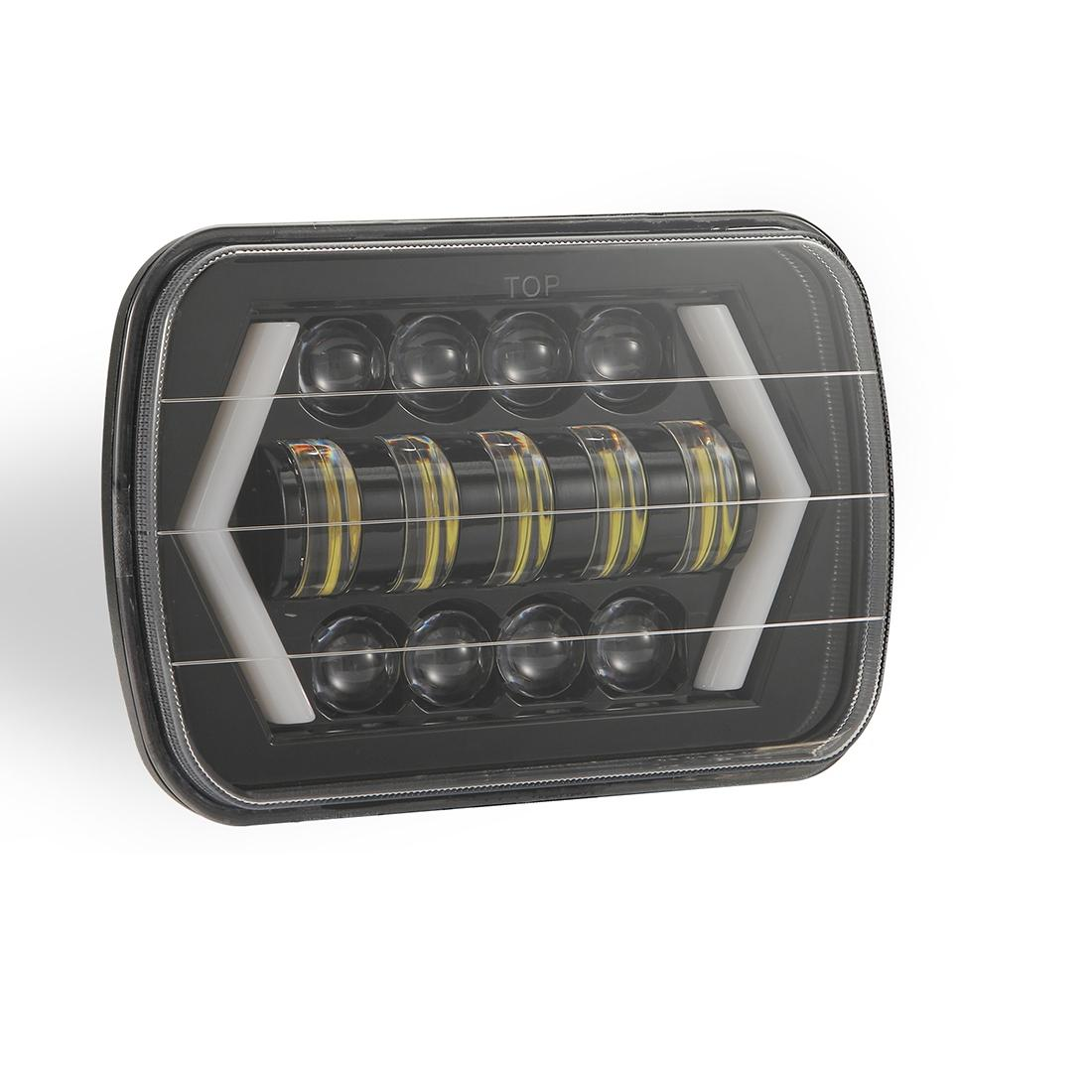 7 Inch LED Headlight | H4 | DC 9-30V | 30W | IP67 | 3000Lm | 6000K | 8 LEDs | Jeep Wrangler