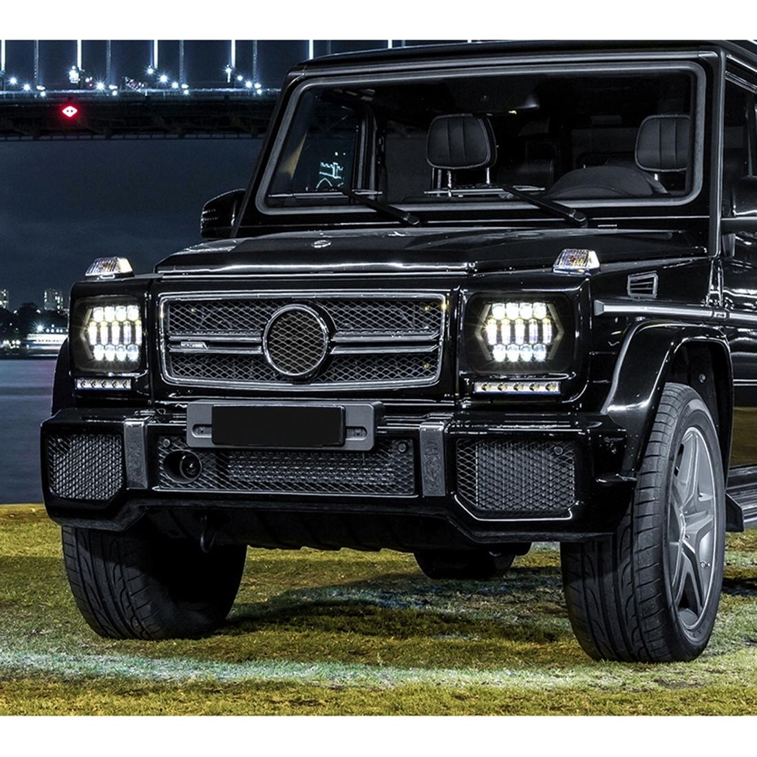 7 Inch LED Headlight | H4 | DC 9-30V | 30W | IP67 | 3000Lm | 6000K | 8 LEDs | Jeep Wrangler