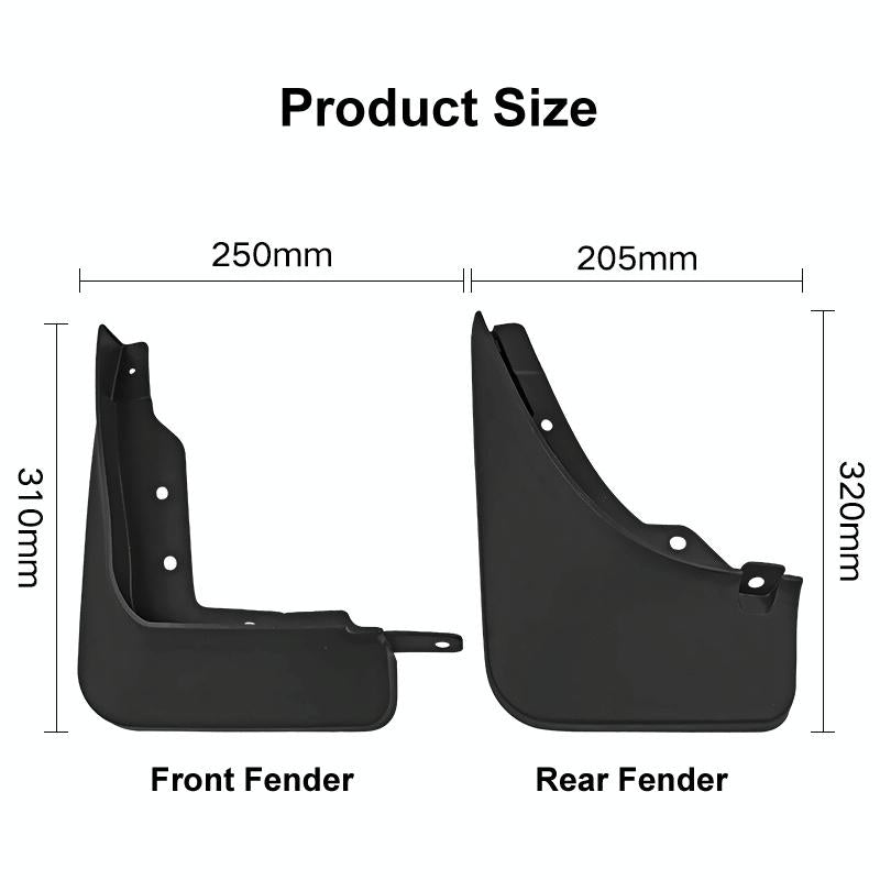 For Mercedes-Benz GLB 2020-2023 | 4 Pcs / Set Car Auto Soft Plastic Splash Flaps Fender Guard