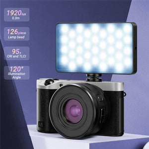 12 Effects RGB Pocket Fill Light with 0.96 TFT Screen for M1SE Photography
